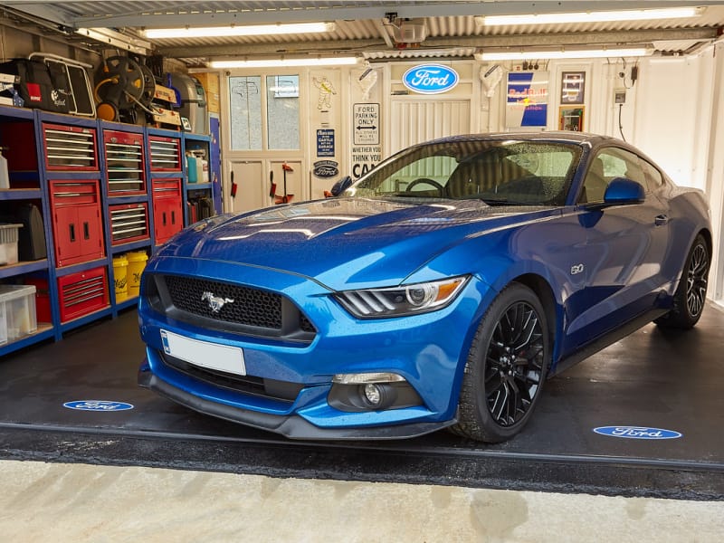 Ford Enthusiast From Essex Chooses Duramat Custom Printed Garage Floor Tiles