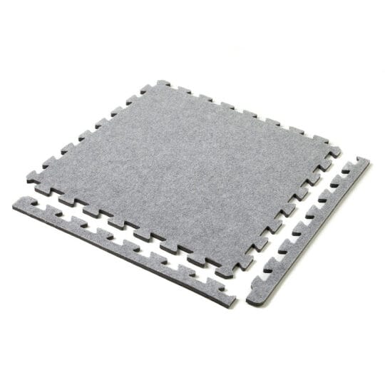 Essential EVA Foam Carpet Tile 50cm (Light Grey) | Duramat UK