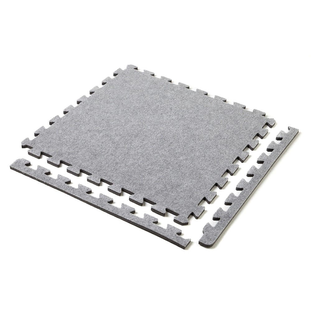 Essential EVA Foam Carpet Tile 50cm (Light Grey) | Duramat UK