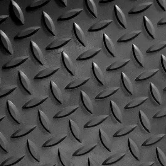 Black checkerplate pattern