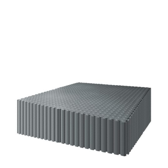 DURASTUD Garage Floor Tiles PVC 50cm (Dark Grey)