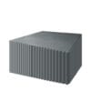 DURASTUD Garage Floor Tiles PVC 50cm (Dark Grey)