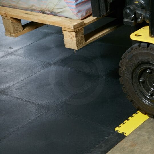 DuraTile™ PVC Garage Floor Tiles 50cm Black | Duramat UK