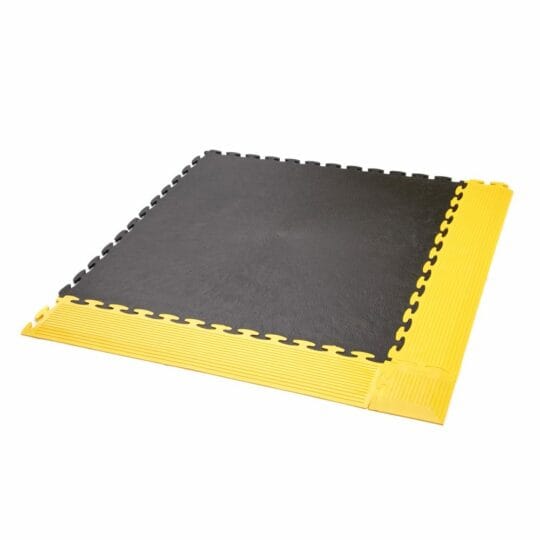 DuraTile™ PVC Garage Floor Tiles 50cm Black | Duramat UK
