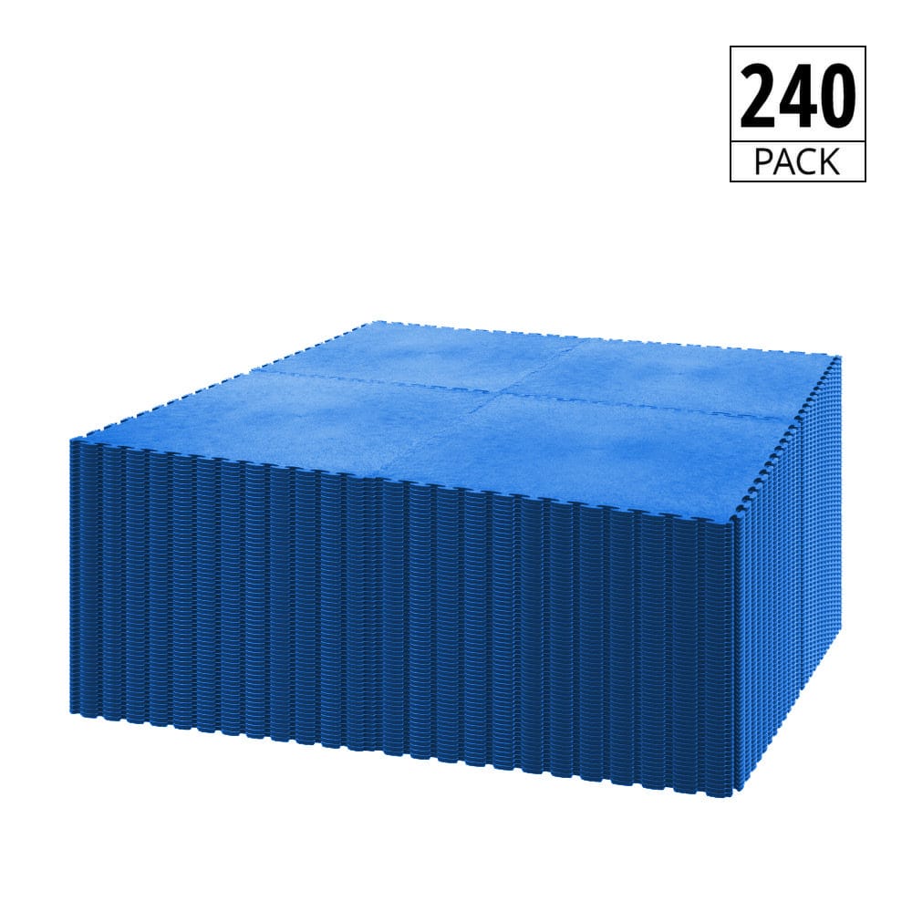 DuraTile⢠PVC Garage Floor Tiles 50cm Blue | Duramat UK