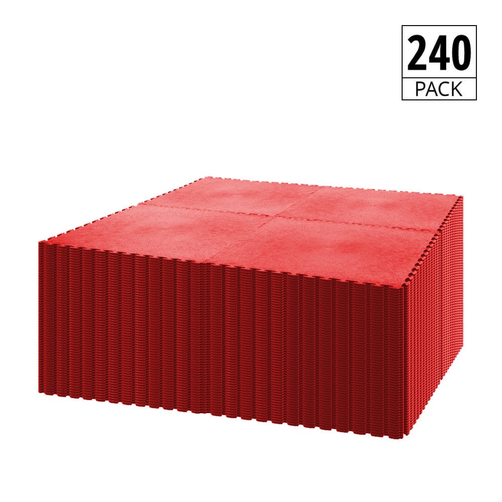 DuraTile⢠PVC Garage Floor Tiles 50cm Red | Duramat UK