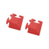Garage Floor Tile Corner Ramp for Dura Range (Red)