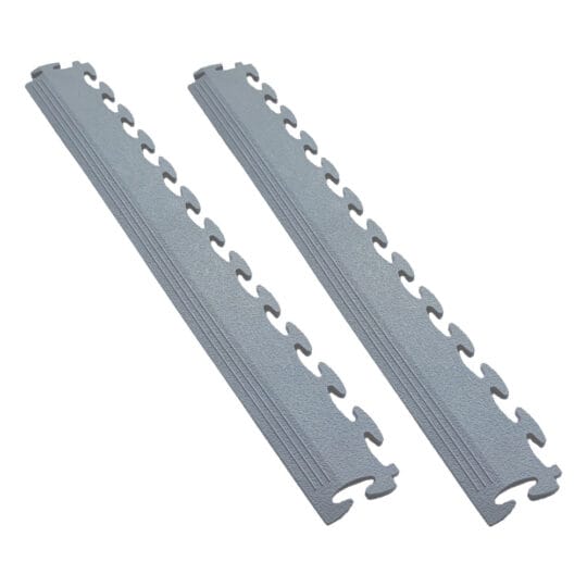 Garage Floor Tile Side Ramp for Dura Range (Dark Grey)