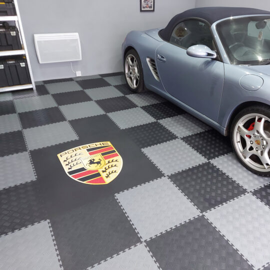 Garage Floor Tiles TREADPLATE | Duramat UK