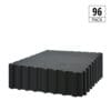 96 black garage flooring pack
