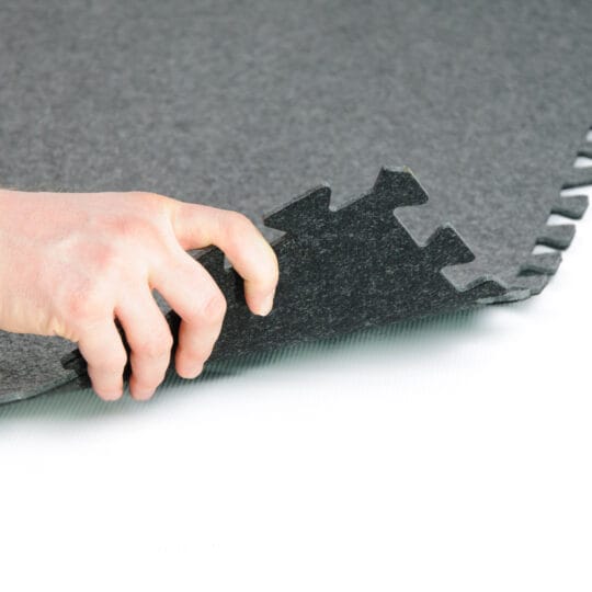 Large Protective Floor Mats 1m (Grey)