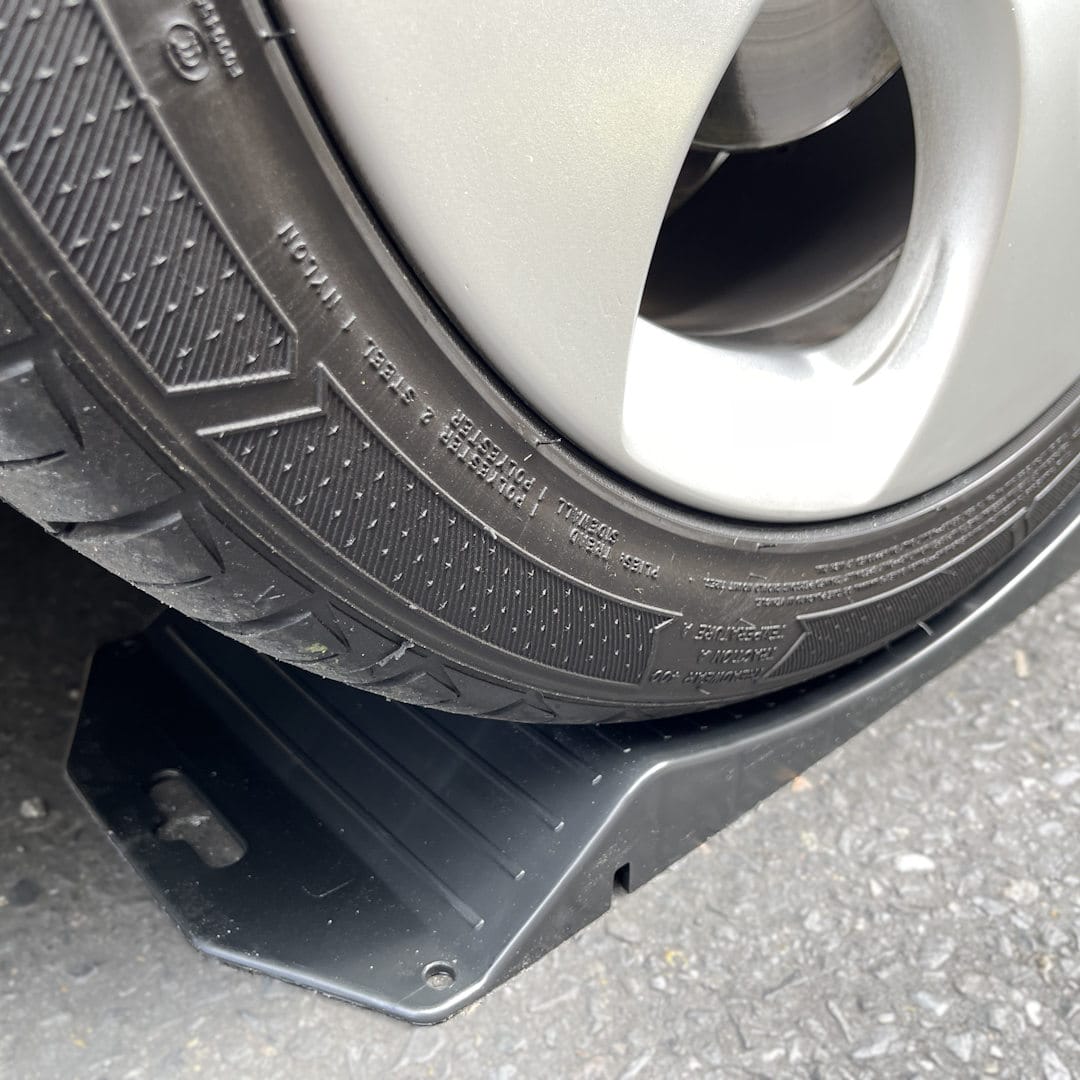 Tyre Saver Flat Spot Wheel Chock Ramp | Duramat UK