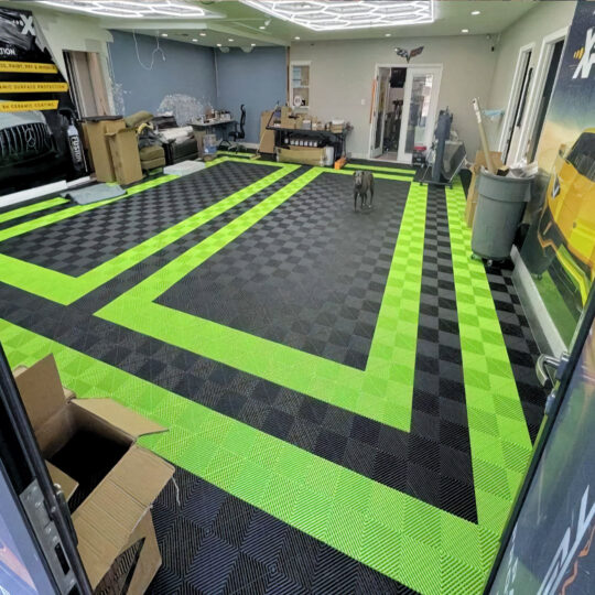 VentLock™ XL 40cm Performance Garage Floor Tiles | Duramat UK