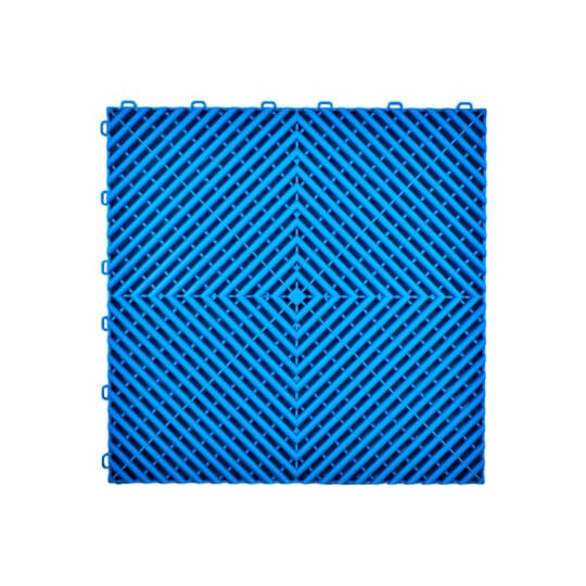 VentLock™ XL 40cm Performance Garage Floor Tiles (Sky Blue) | Duramat UK